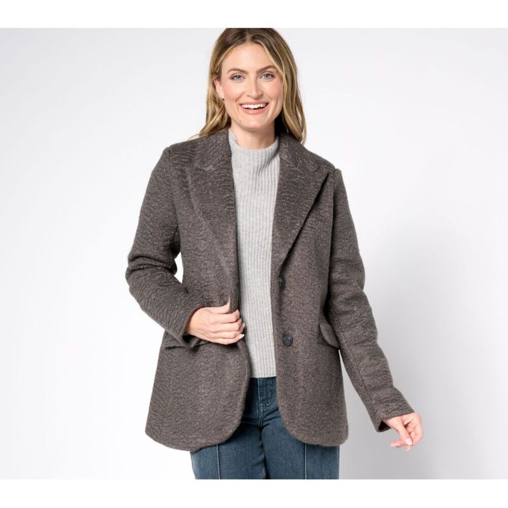 Thread Collective Women's Plus Sz Jacket 2X Classic Medium Grey Heather A658023